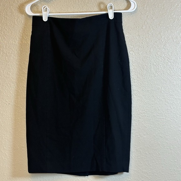 Ann Taylor Dresses & Skirts - Ann Taylor Pencil Skirt Lined Size 2 Career Business High Rise Knee Length Black